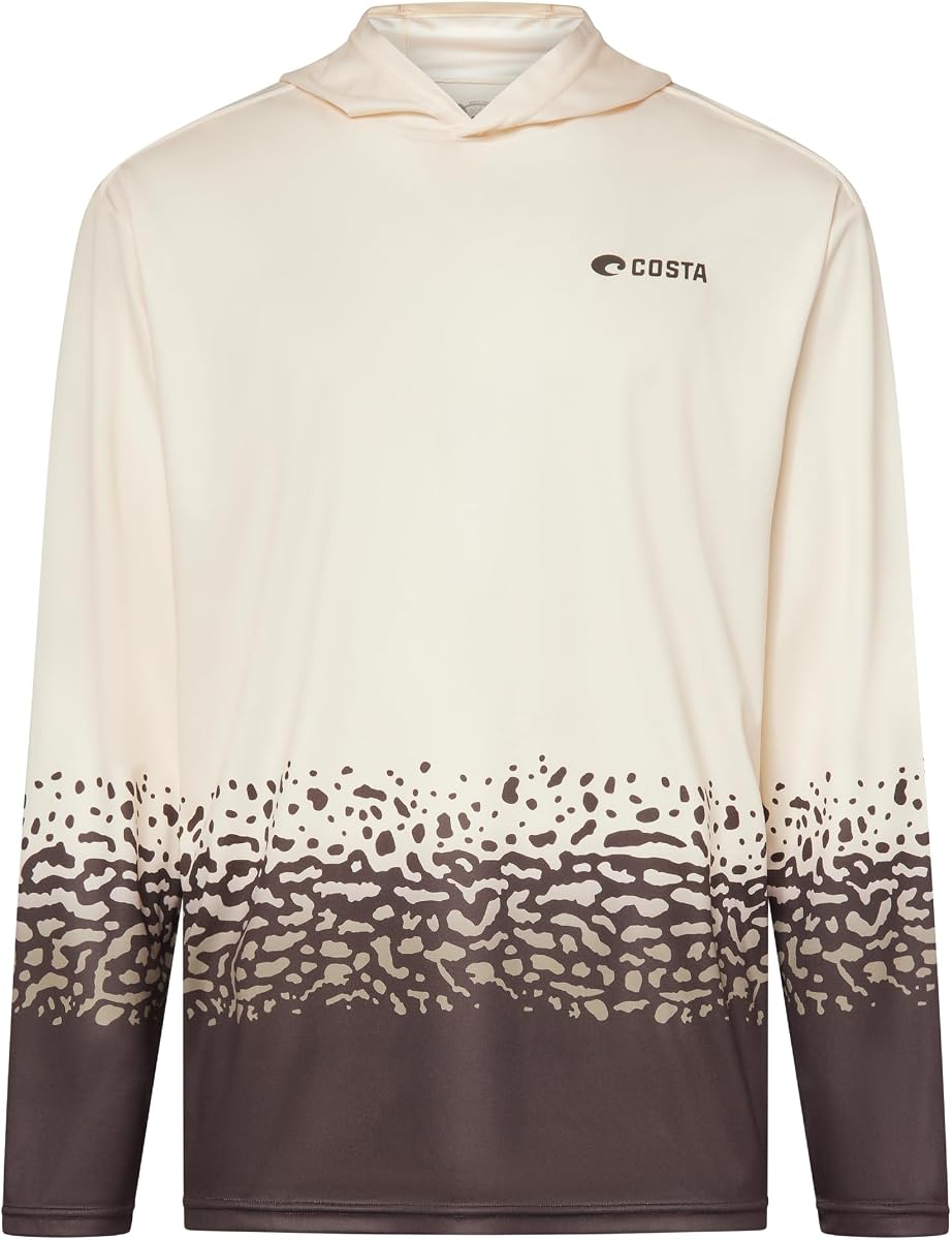 Costa Del Mar Men's Technical Hood Graphic Fishskins T-Shirt