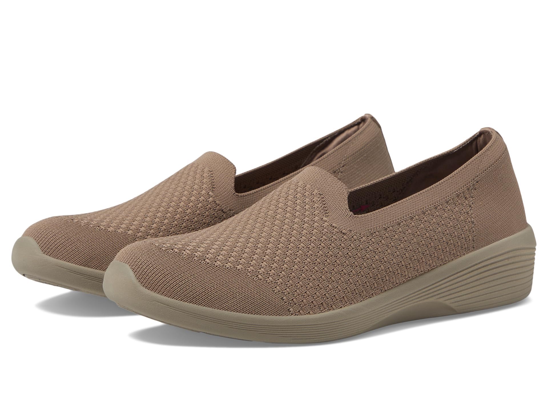 Skechers Women's Arya-Clear Skies Loafer, Dark Taupe, 7.5