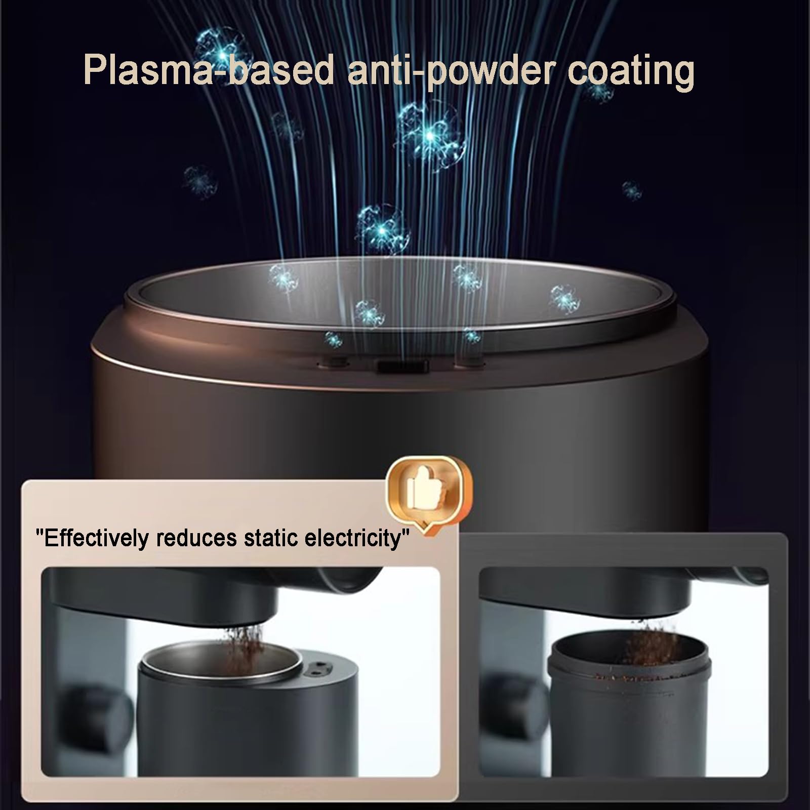 Dosatore digitale per caffè con scala ad alta precisione, precisione 0,1 g, display a LED, ricaricabile, capacità fino a 500 g per un perfetto versamento e gocciolamento del caffè