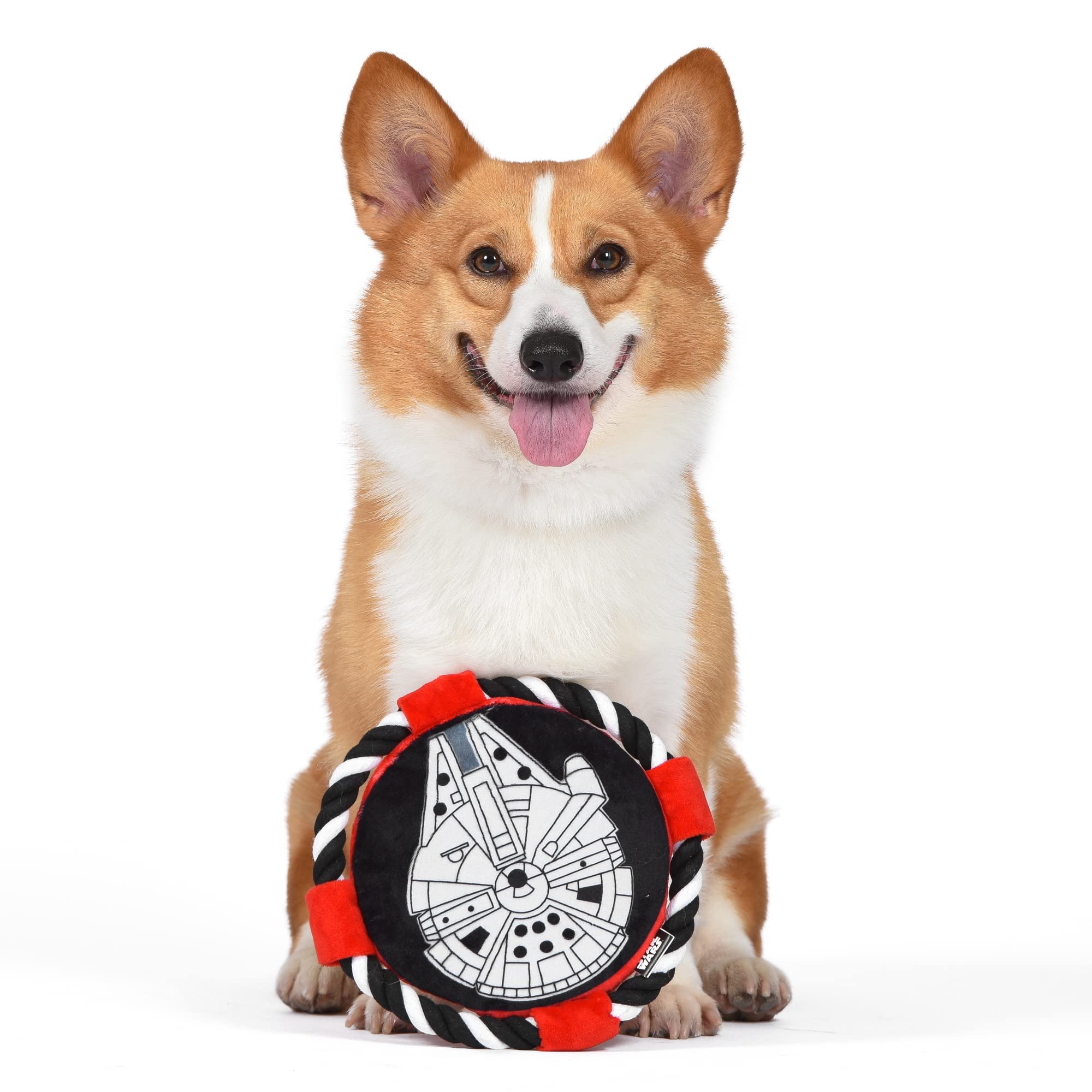 Star Wars per animali domestici Millennium Falcon Rope Frisbee giocattolo per cani | Giocattolo da masticare Millennium Falcon per cani Giocattoli per cani, Frisbee per cani, Giocattoli da tirare per