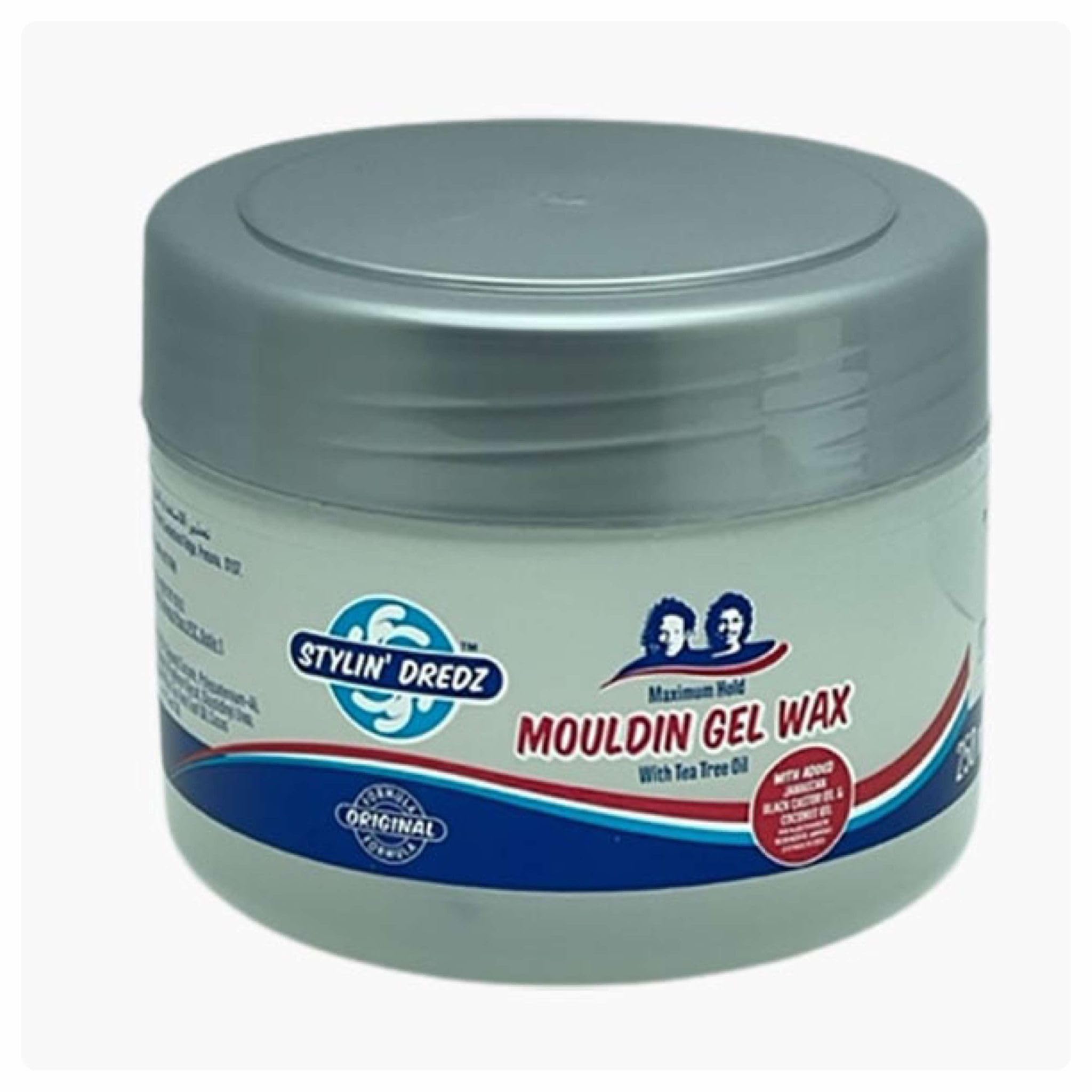 Stylin Dredz Moulding Strong Hold Maximum Hold Gel Wax with Tea Tree Oil Hair Care for Dreadlocks 250 ml Professional Long Lasting Gel Wax for Thick Hair: Styling for Both Men and Women