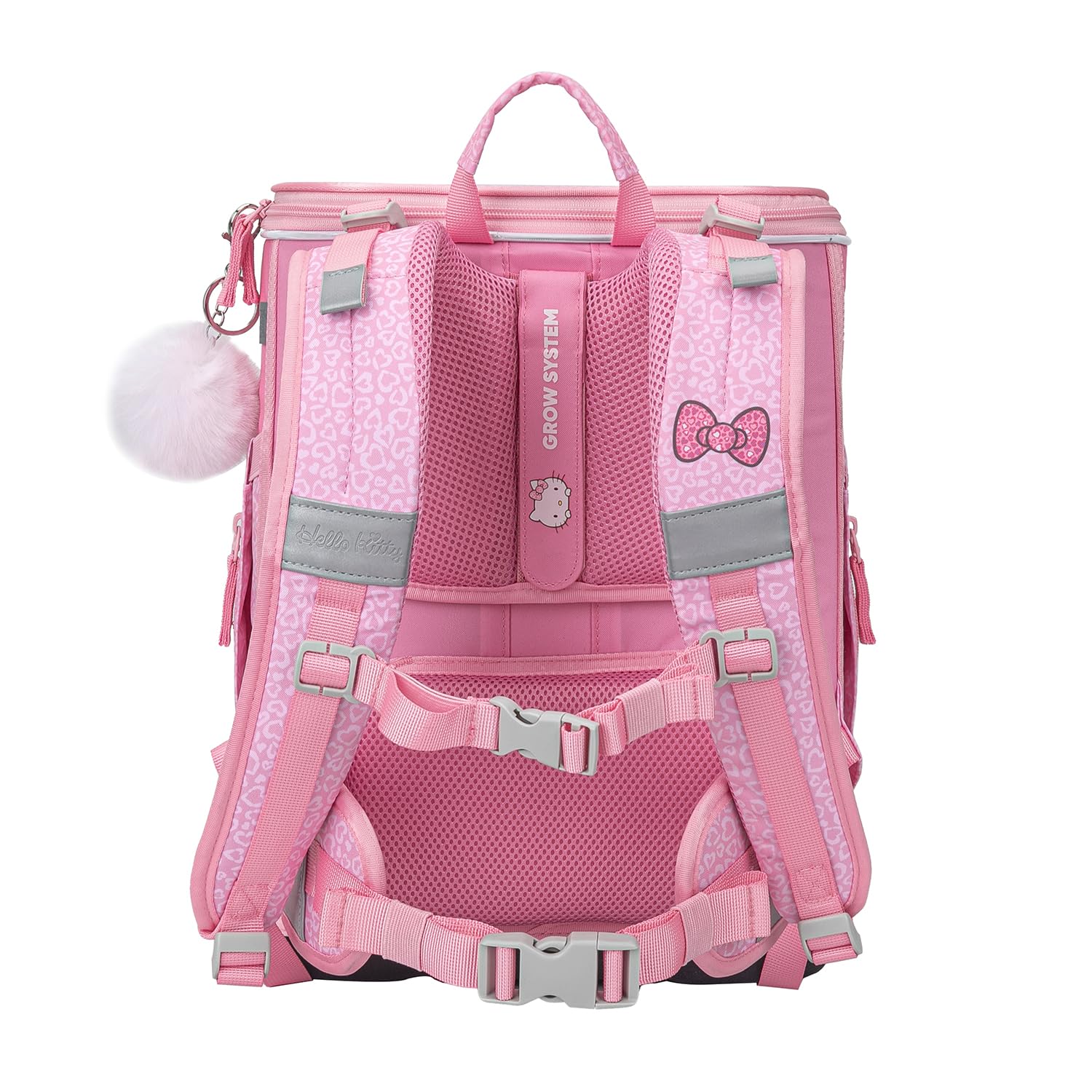 Baagl Juego de 5 mochilas escolares para niños y niñas (mochila escolar Zippy para primer grado, estuche, bolsa de gimnasio, delantal, bolsa para el cuello), mochila escolar ergonómica, 21 L