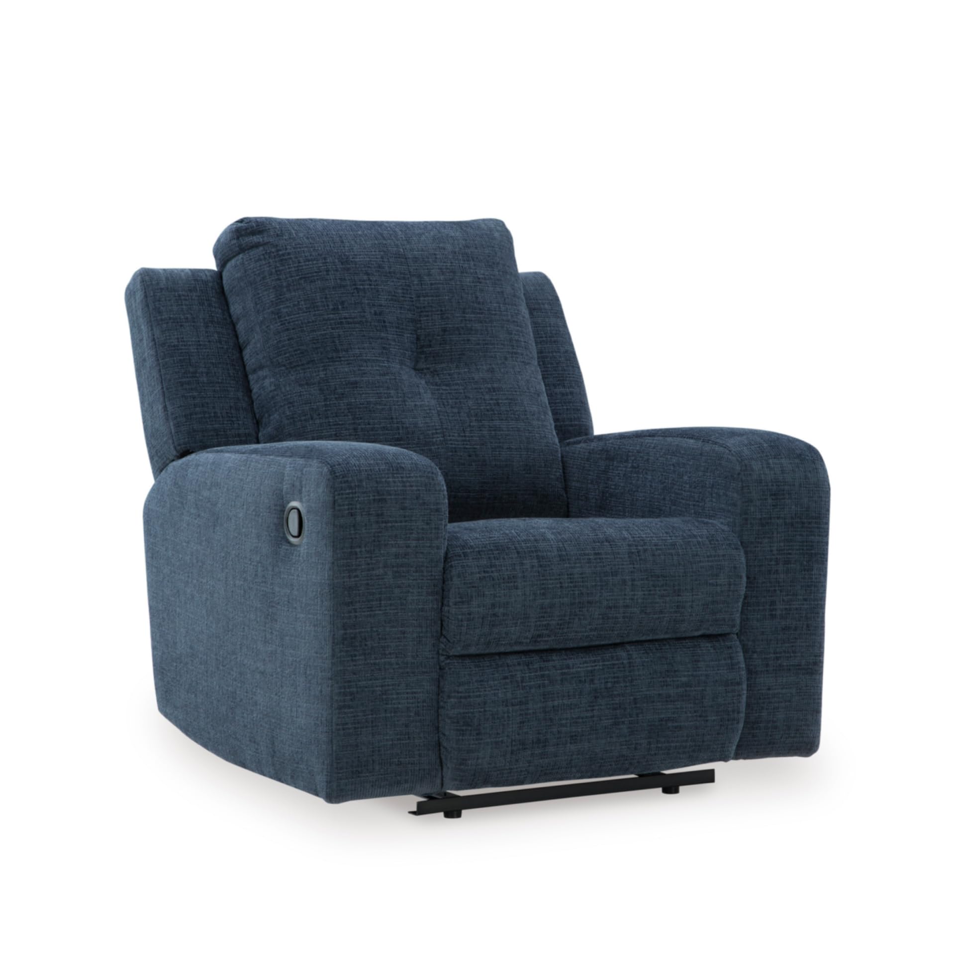 Ashley Danum Blue Tufted Recliner