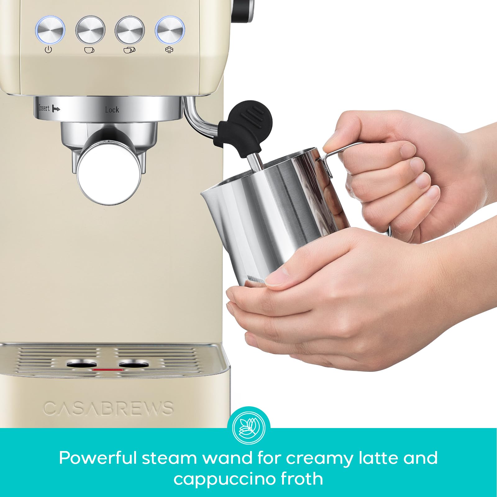 CASABREWS Espresso Machine - Make Barista Drinks at Home -4 CASABREWS Espresso Machine - Make Barista Drinks at Home -4