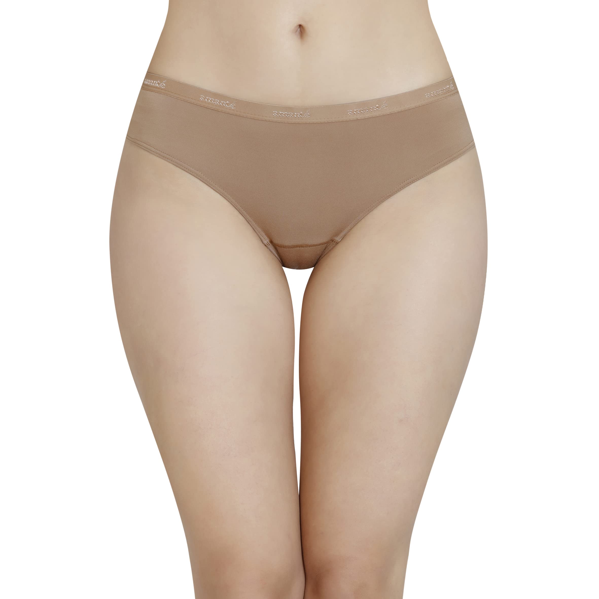 amante Solid Mid Rise Three-Fourth Coverage Bikini Panty-picture-15