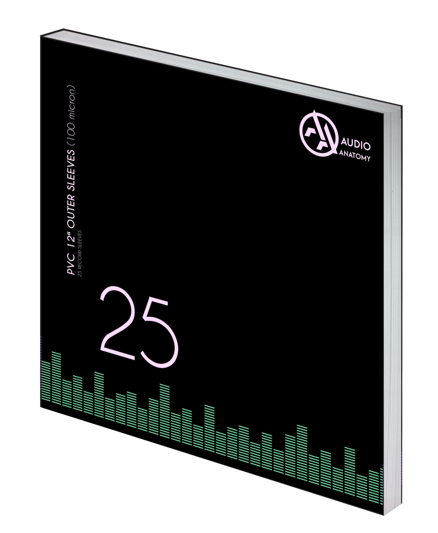 Vinyl-Außenhüllen 12“ PVC/100µ - Transparent, 50 Stück, AC009 AA: Outer Sleeves - 50 x 12" PVC Outer Sleeves (100 Micron)