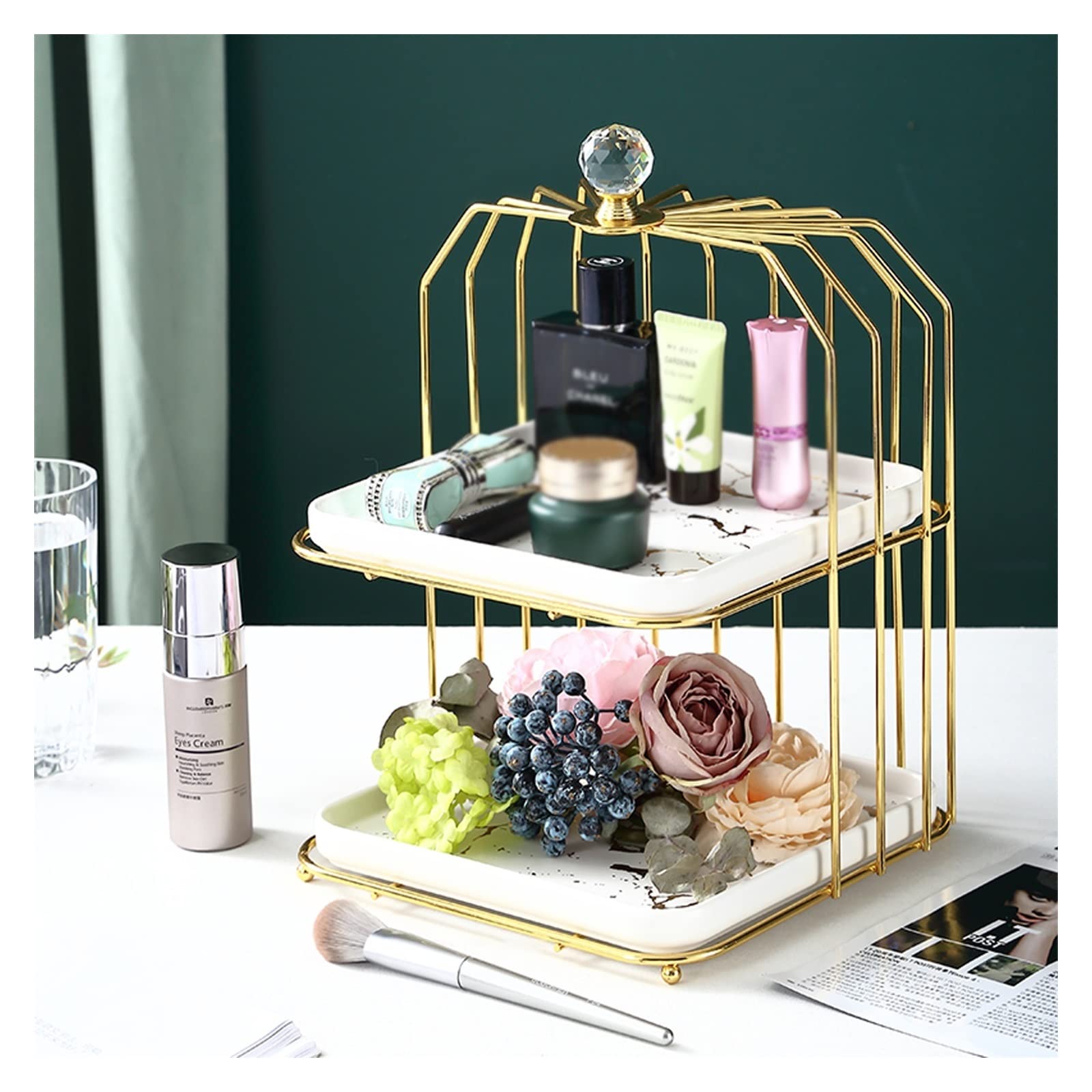 Alzata per Torte in Ferro a più Livelli: Elegante espositore per Pasticceria e portaoggetti