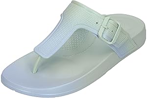 FitFlop Iqushion Iridescent Adjustable Buckle Flip-Flops Wedge Sandal : The Epitome of Comfort and Style