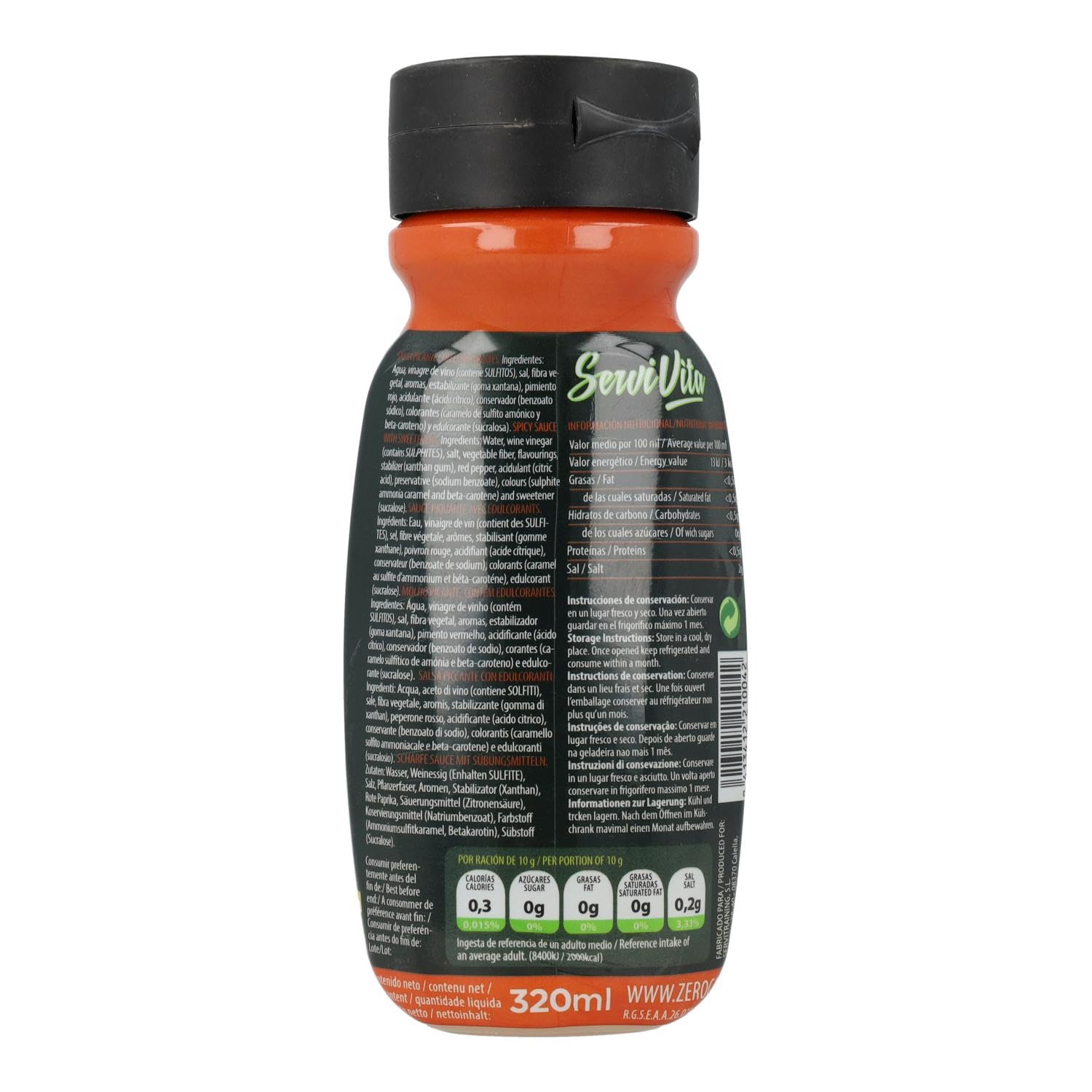ServiVita Spicy Chili Salsa 320 ml