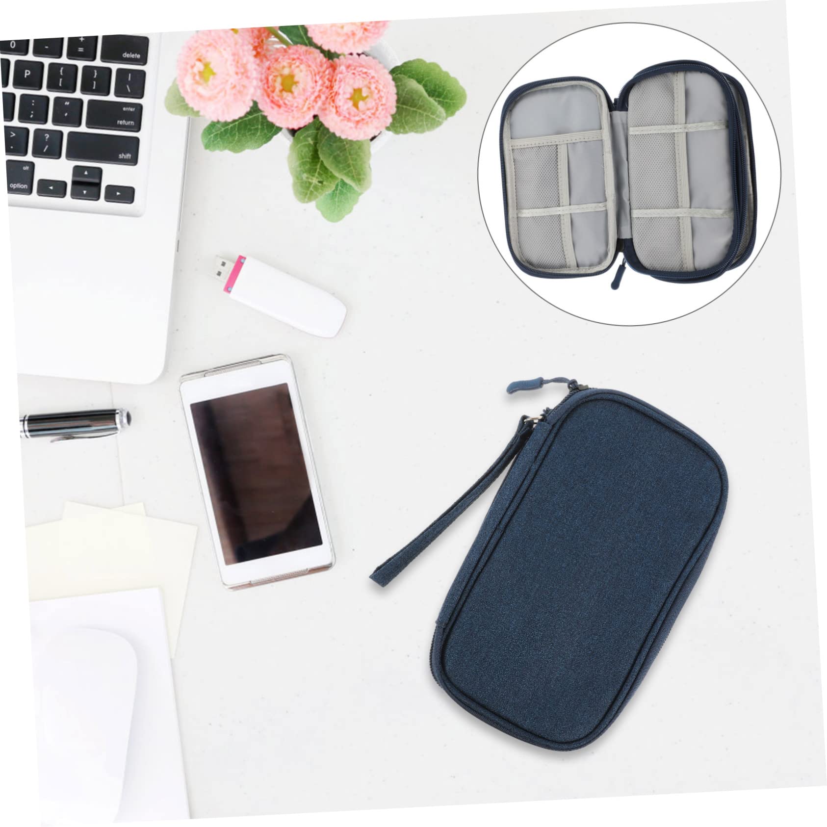 Borsa Organizer Elettronica Multifunzionale Per Viaggi Custodia Per Cavi e Accessori Piccola e Pratica Per Stazione Di Ricarica e Gadget Digitale