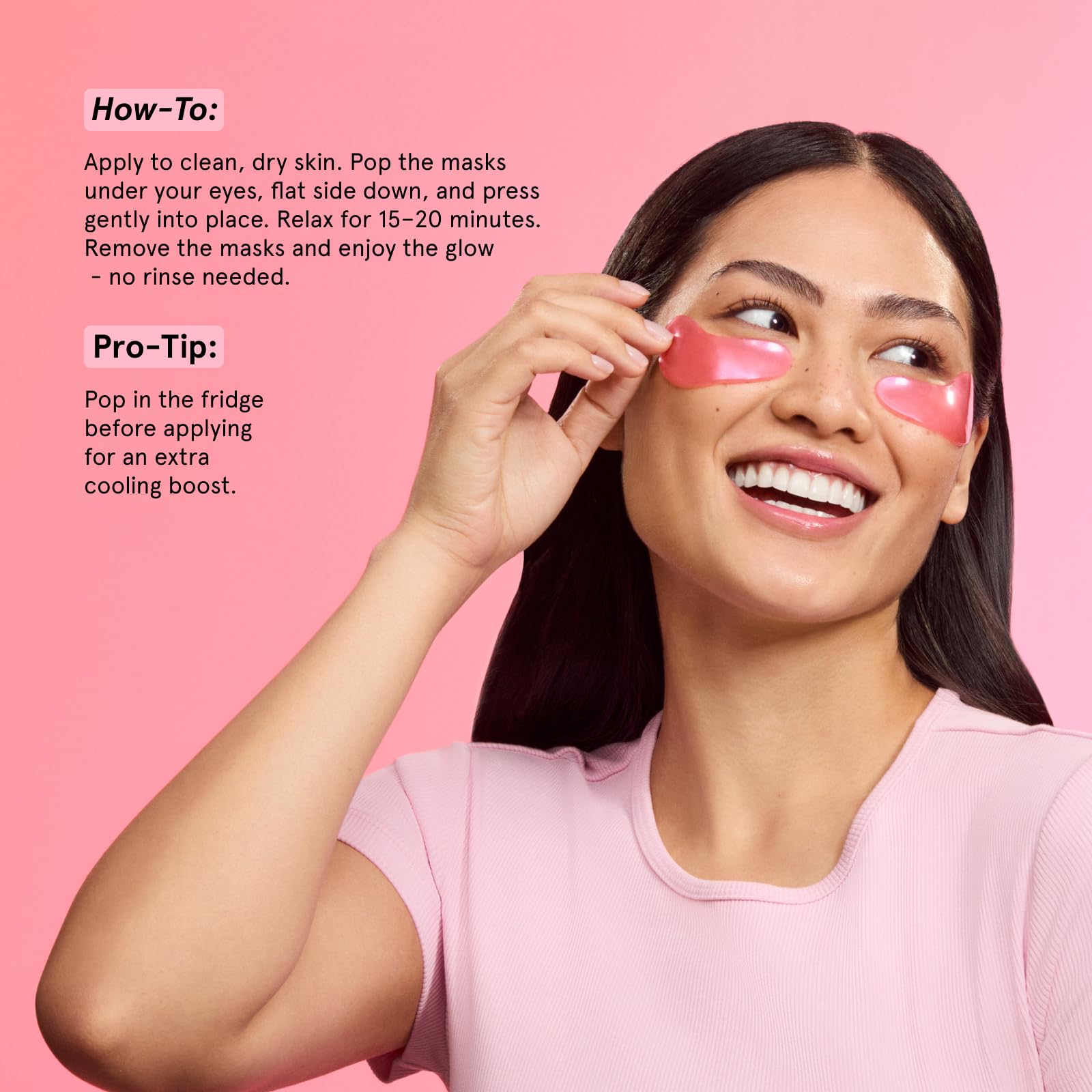 grace & stella Award Winning Under Eye Mask - Reduce Dark Circles, Puffy Eyes, Undereye Bags, Wrinkles - Gel Under Eye Patches - Small Birthday Gifts - Vegan Cruelty-Free (Pink, 6 Pairs) view 8