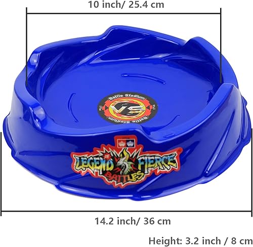 Miniatura 2 de Bey Battle Gyro Burst - Juego de accesorios para batalla (incluye 4 x Burst Gyro, 2 x Launcher, 1 x Stadium, 4 x pegatinas)