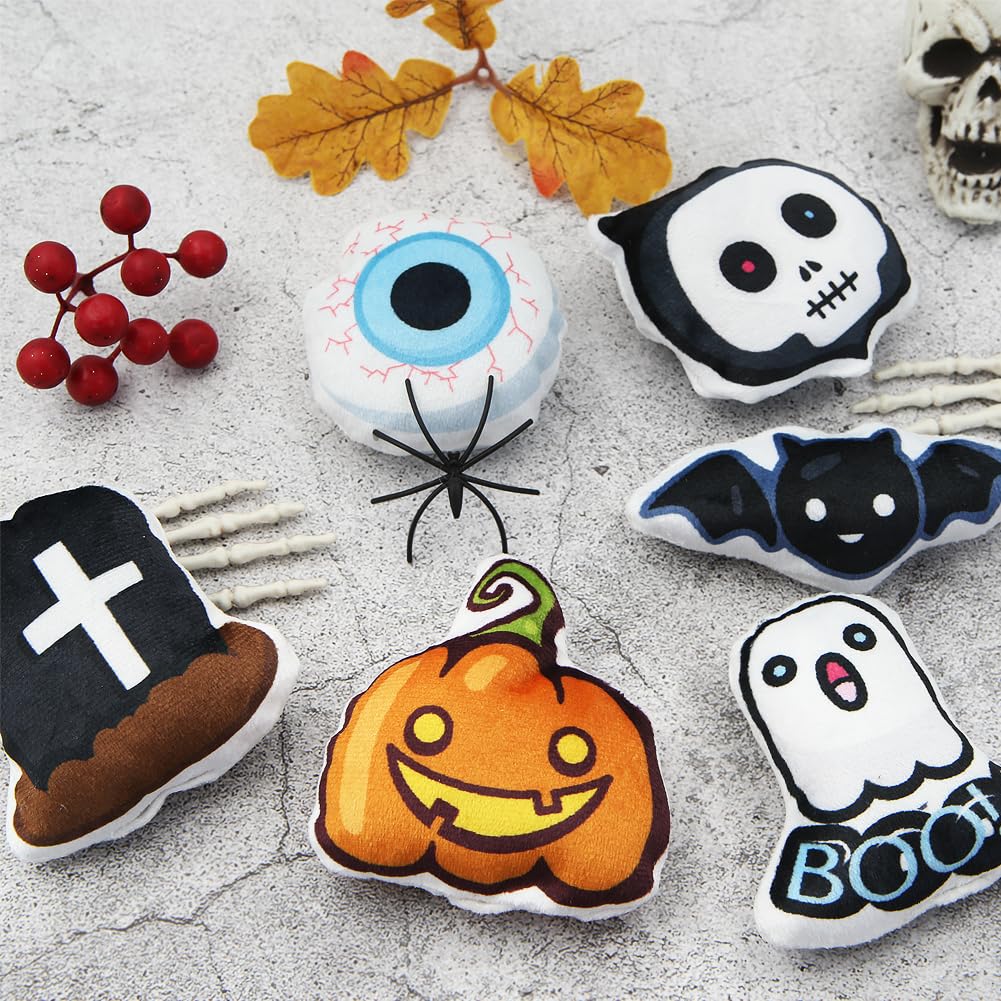 2 Süße Geister-Plüschspielzeuge Für Katzen - Weich & Kuschelig