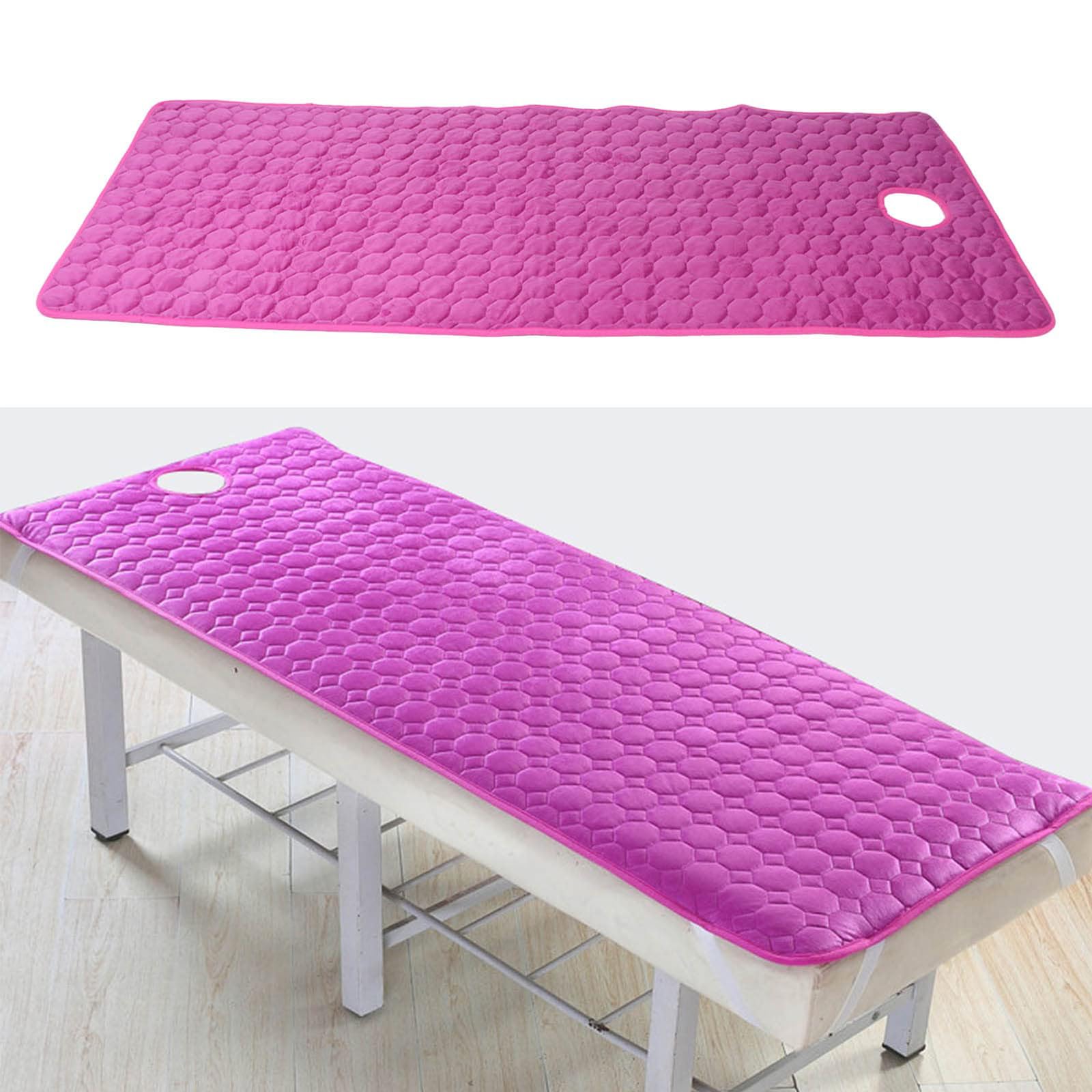 G,R70x190cm, Morbido Materasso per Lettino da Massaggio A Testa Quadrata/Tonda, Cuscino Topper per Lettino da Massaggio per Terapisti Spa, Coprimaterasso Lavabile con Foro di Respirazione