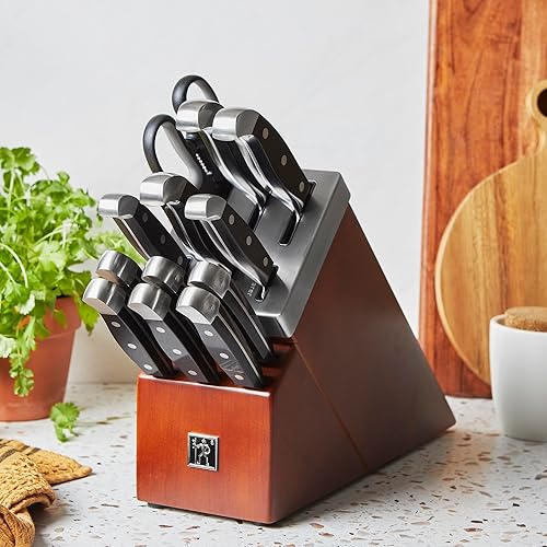 Miniatura 2 de HENCKELS Statement - Juego de bloques de cuchillos autoafilables de 13 piezas