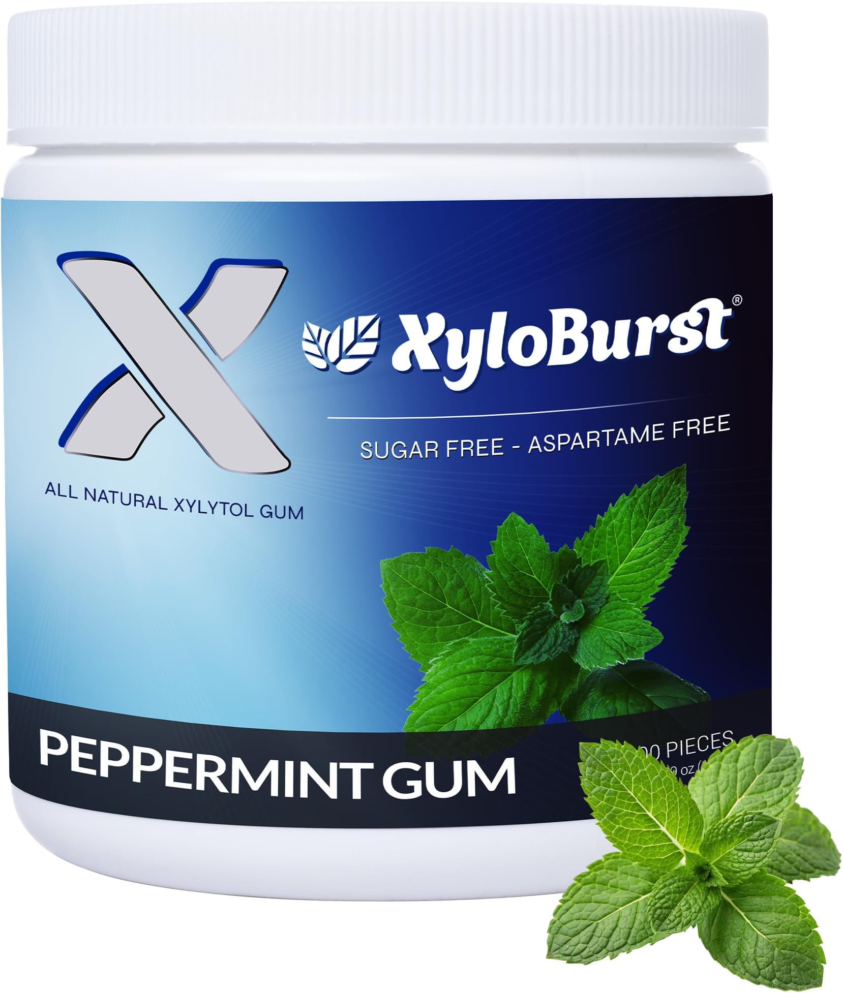Gum Jar Peppermint 100 Count (5.29Oz)