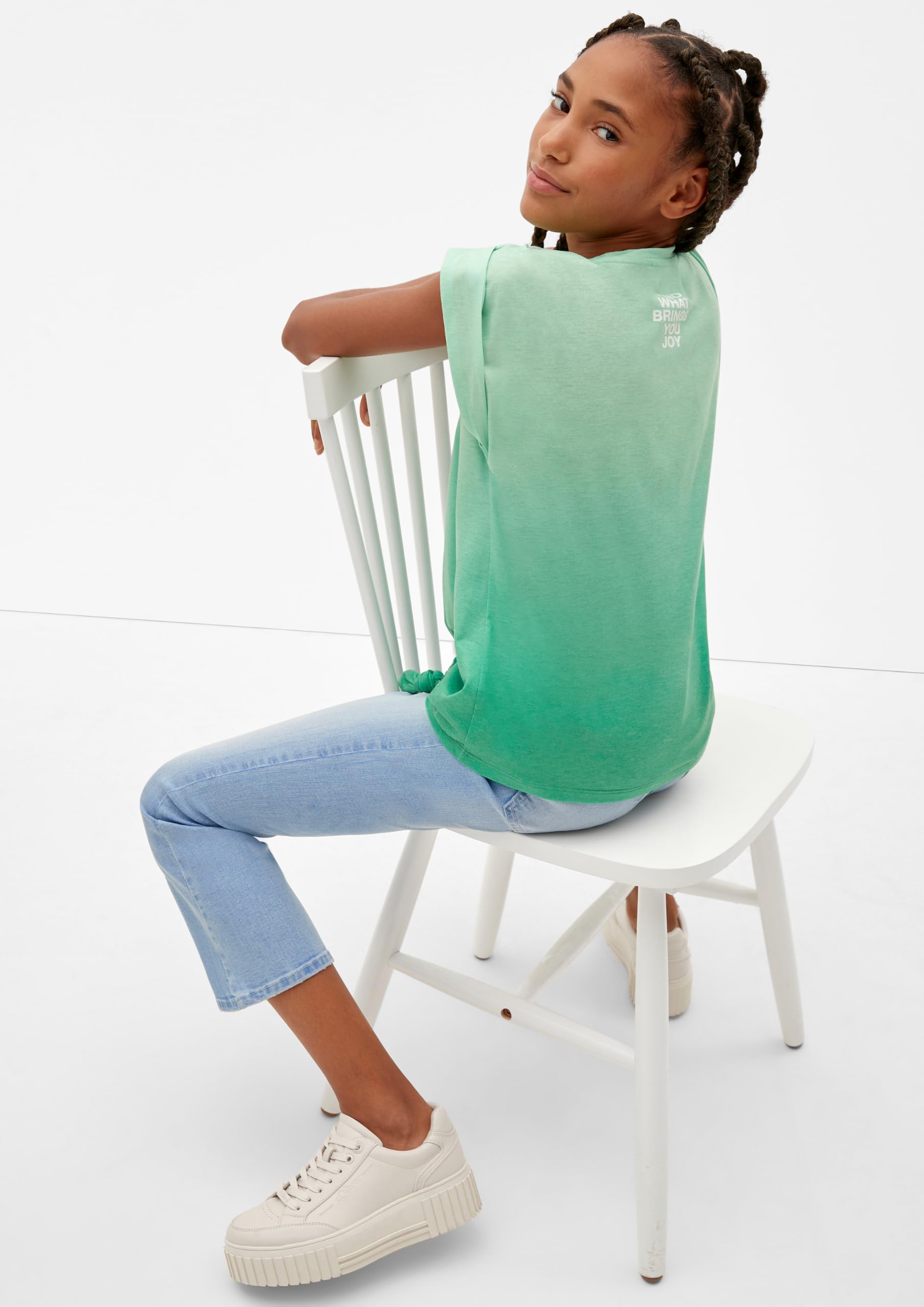 s.Oliver Mädchen Jeans 7/8, Bverly Flare Leg 2127812