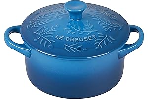 Le Creuset Olive Branch Collection Stoneware Mini Round Cocotte