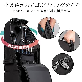 Amazon | PlayEagle ゴルフバックカバー ゴルフ用トラベルカバー