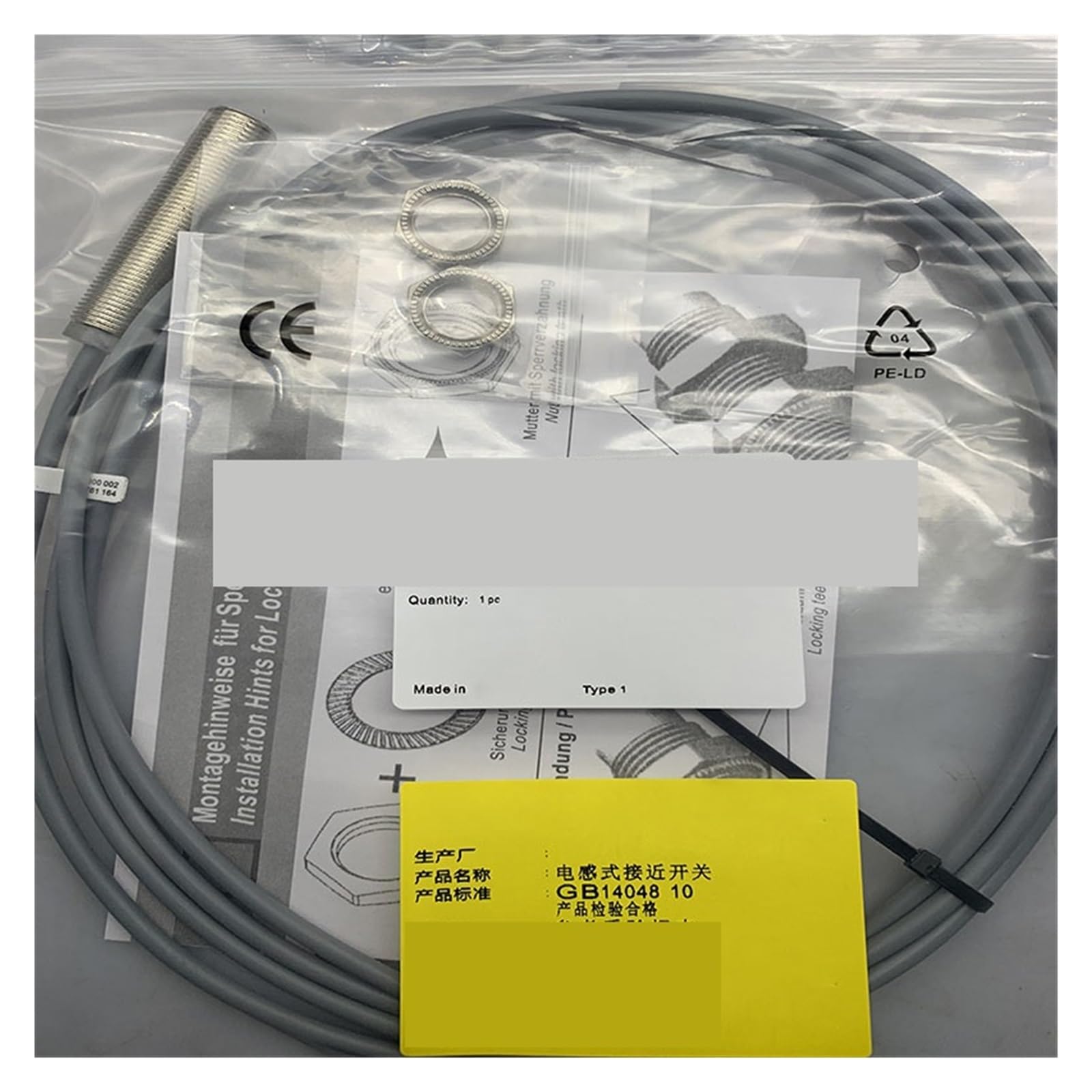 NACODLUL 1pcs NBB4-12GM50-E2 NBN4-12GM30-E0 NBB4-12GM50-E0 NBB8-18GM30-E2 NBB8-18GM30-E0 NBB8-18GM30-E3 sensor(NBB8-18GM30-E0)