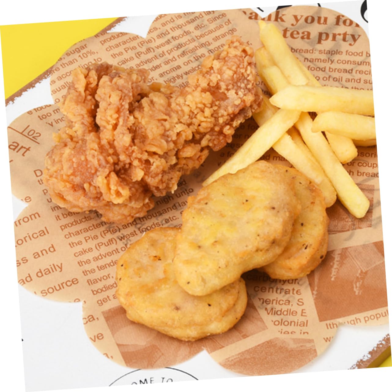 PRETYZOOM 500pcs Grease-proof Snack Paper Baking Paper Pad for Baking Snack Fruit Roll Ups