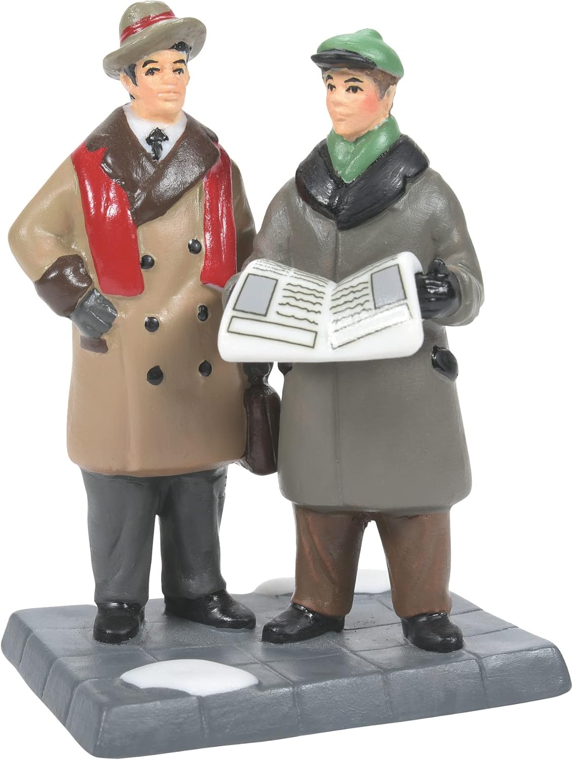Department 56 Christmas in The City Village Accessories Art and Architecture Breaking News Figurine, 2.76 Inch, Multicolor