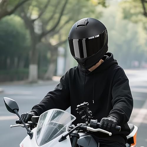 Miniatura 7 de Casco de motocicleta, Casco de motocicleta de doble visera modular con visor abatible de cara completa JR-815, Casco de moto con 2 viseras aprobado