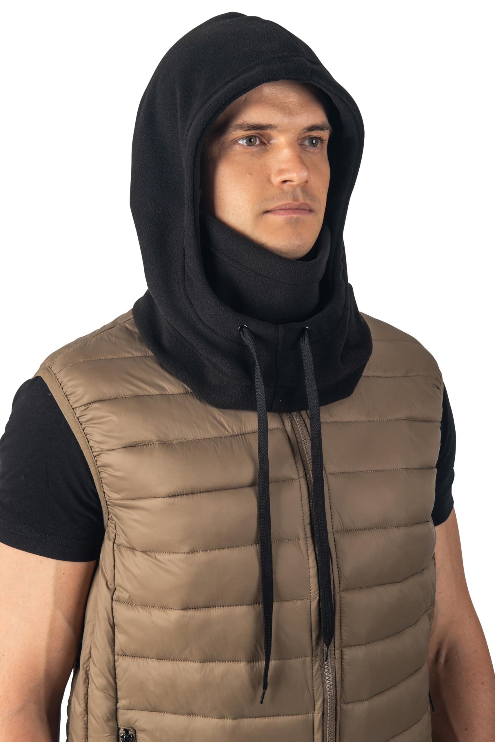 Alpine Swiss Pasamontañas de forro polar para deportes de invierno, para la cabeza, casco, capucha, calentador de cuello, resistente al viento, para hombres y mujeres