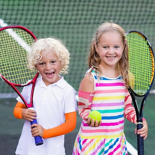 Miniatura 5 de Mepase 14 pares de mangas de brazo para niños, protección solar UV, funda de compresión de brazo de enfriamiento para niños de 3 a 7 años de edad,