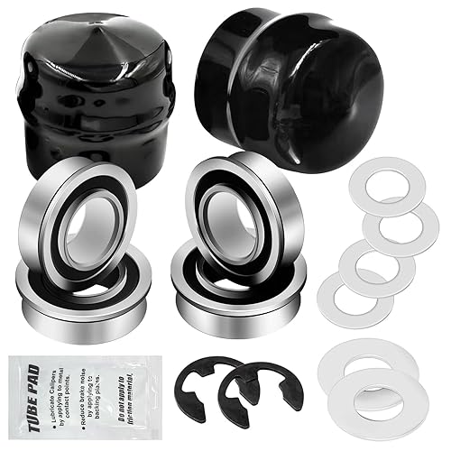 Vista 7 de 9040H Kit de conversión de buje a rodamiento de rueda delantera con grasa compatible con Craftsman, Poulan, Husqvarna, Jonsered, Murray cortacésped