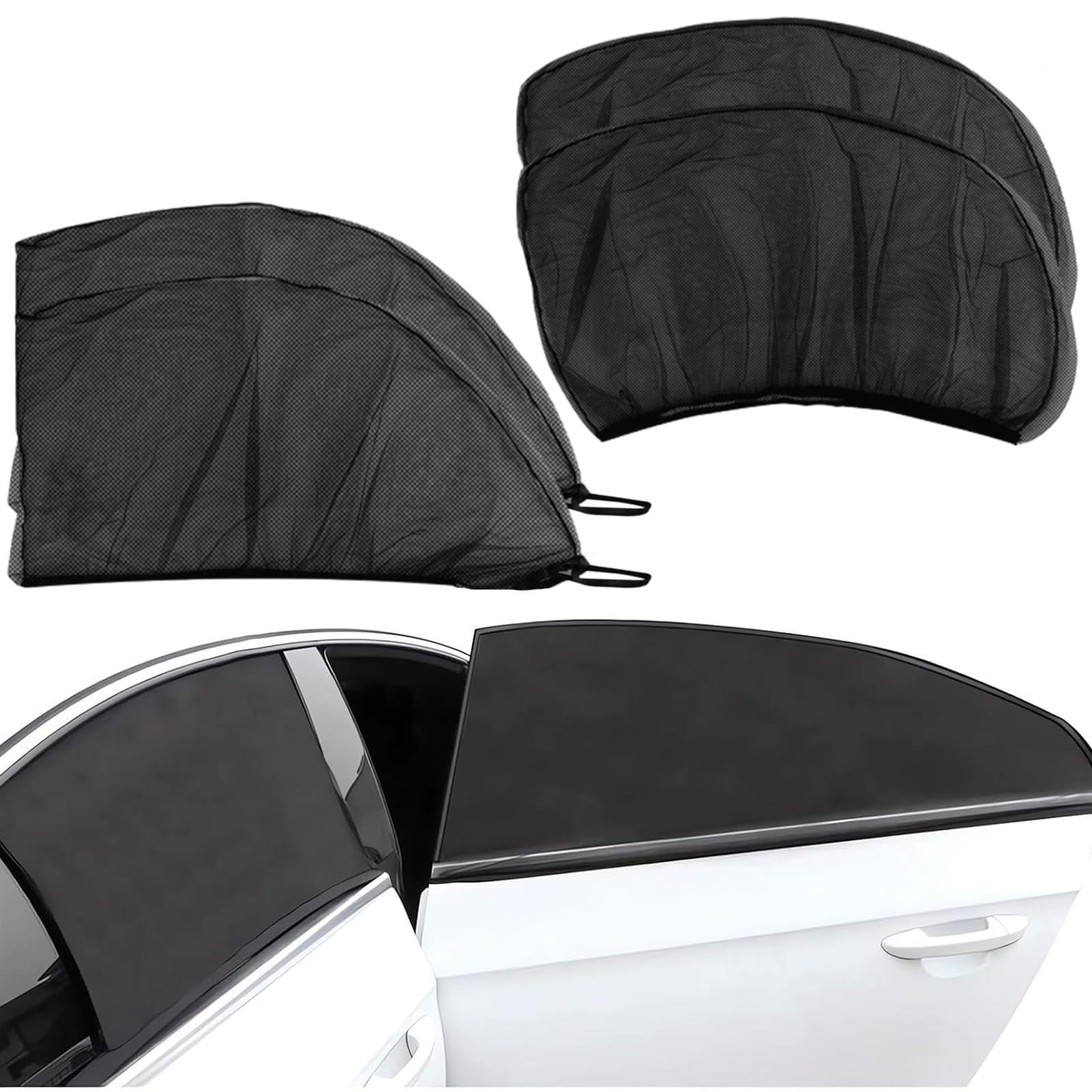 4 Piezas Parasol Coche Bebe,para Sol para Coches NiñOs,Parasol Ventanillas Laterales Coche,Parasol Coche Ventanas Traseras,Parasol Coche Trasero,Apto para La MayoríA de Coches