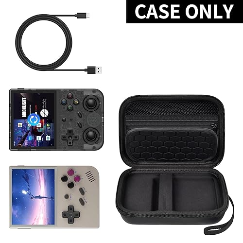 Miniatura 2 de PAIYULE Travel Case Compatible with RG353V RG353VS R36S Game Boy Retro Handheld Game Console, Handheld Emulator Storage Holder Organizer, Android