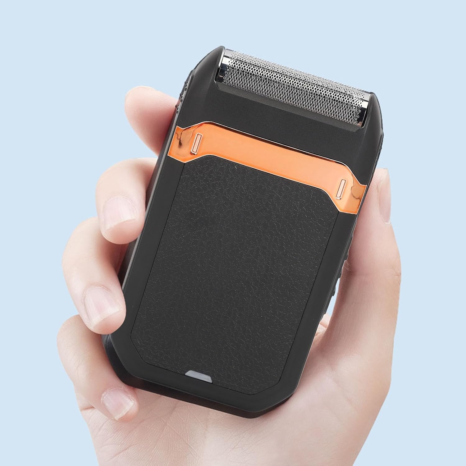 Electric for Men, Rechargeable Reciprocating Electric Shaver Beard Trimmer with Removable Blades, Clean Brush, Portable Travel Electric Beard for Face Care