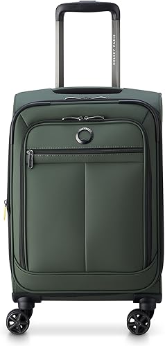 DELSEY Paris Sky Lite Softside - Maleta expandible con ruedas giratorias, Verde, Sky Lite Softside - Maleta expandible con ruedas giratorias