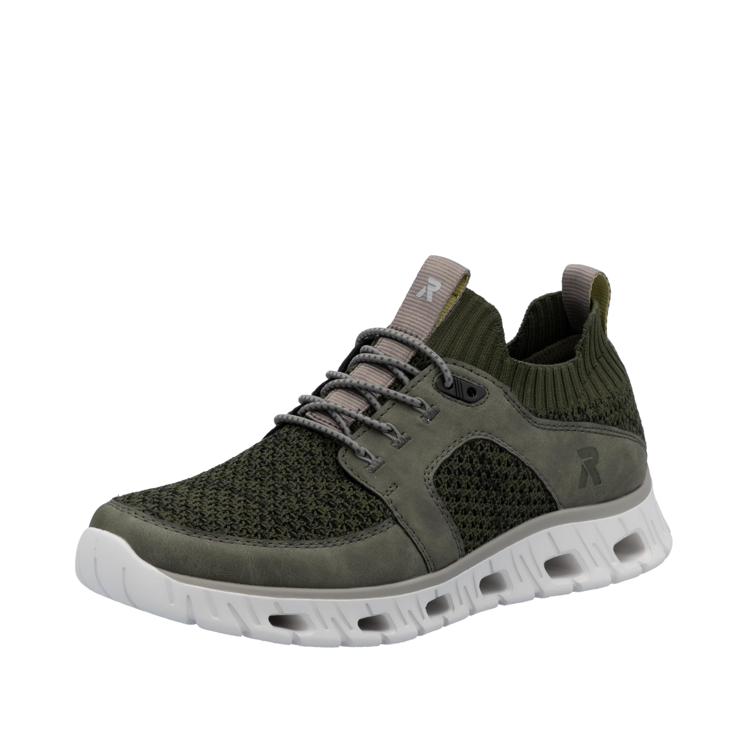 Rieker Men's Low Shoes, Green, 8 UK