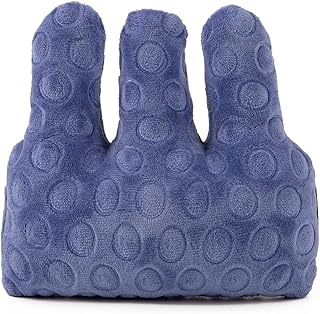 Hand Contracture Cushion Finger Separator Protector Aid For Skin Breakdown Palm Grip Hand With Elastic Band Orthosis Anti Stick Rehabilitation Training For Elderly Bedridden Patient Healthy Care Tool (Purple)