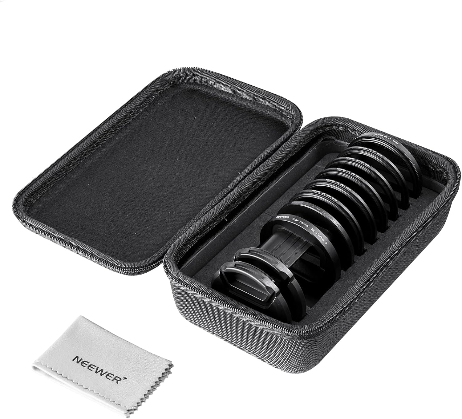 NEEWER 58mm Lens Filter Kit Compatible with GoPro Hero 8 7