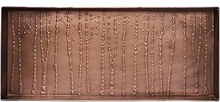 HF by LT Birch Forest Pattern Metal Boot Storage Tray, 30 x 13 inches, A...