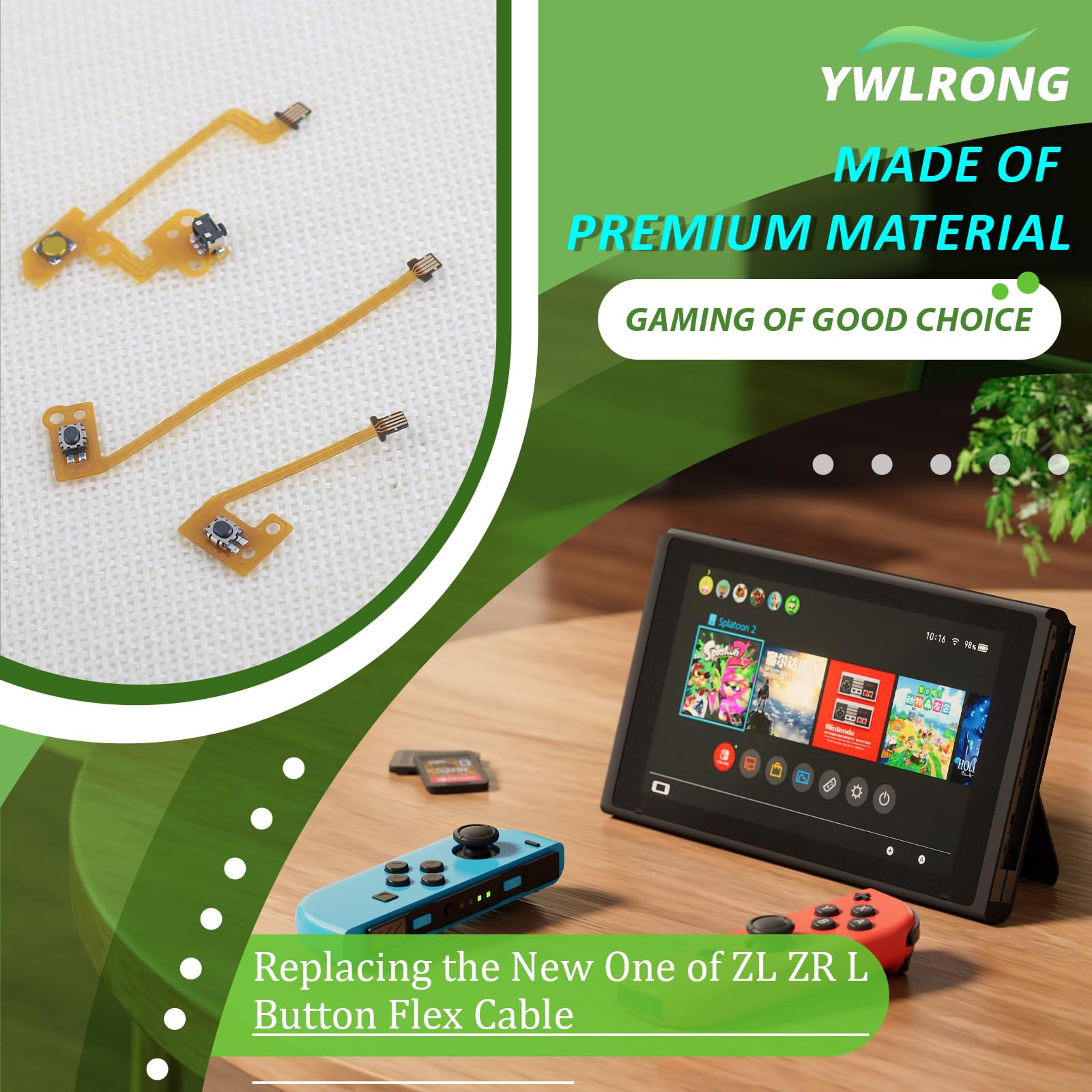 Amazon.com: SL SR Left Right Button Flex Cable for Nintendo Switch