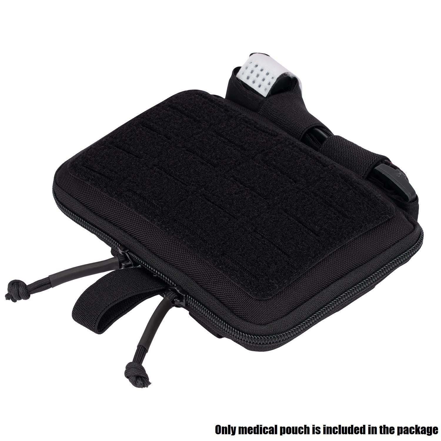 Bolsa médica para cinturón táctico/de trabajo, chaleco MOLLE/paquete EMT, bolsa de primeros auxilios, bolsa de utilidad IFAK, kit de trauma, organizador con soporte para torniquete