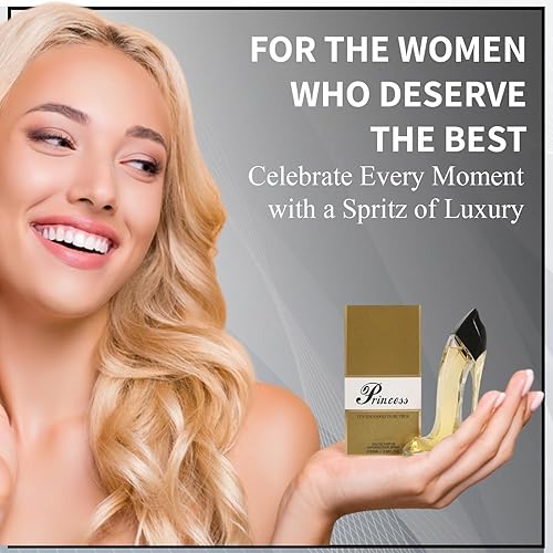 Miniatura 6 de Princess - Juego de perfumes de tacón alto de lujo, 2.9 onzas cada uno, colección de 5 piezas en rosa, azul, rojo, negro y dorado