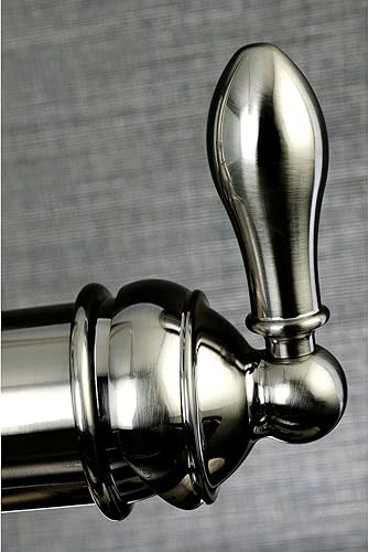 Miniatura 7 de Kingston Brass GSY7778ACL American Classic - Grifo de cocina con rociador extraíble, 8-34 pulgadas en alcance de la boquilla, níquel cepillado