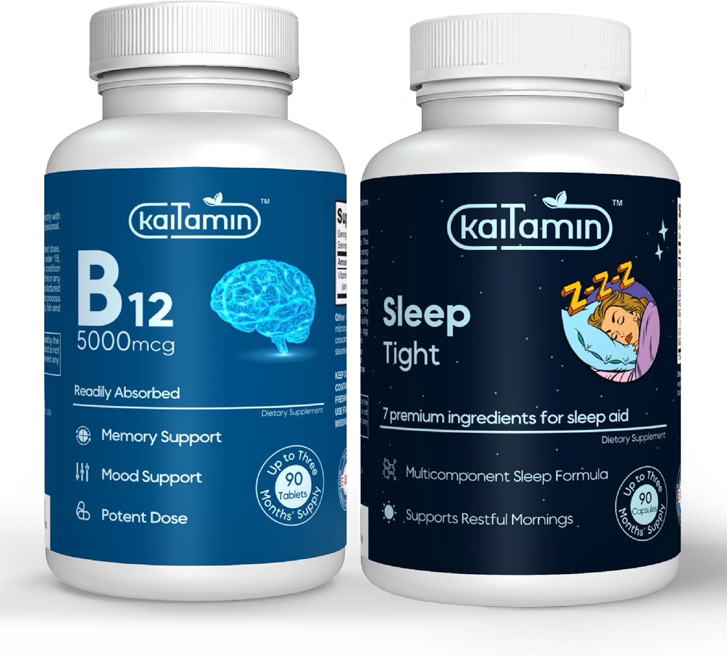 Kaitamin 7in1 Melatonin Natural Sleep Aid + Vegetarian