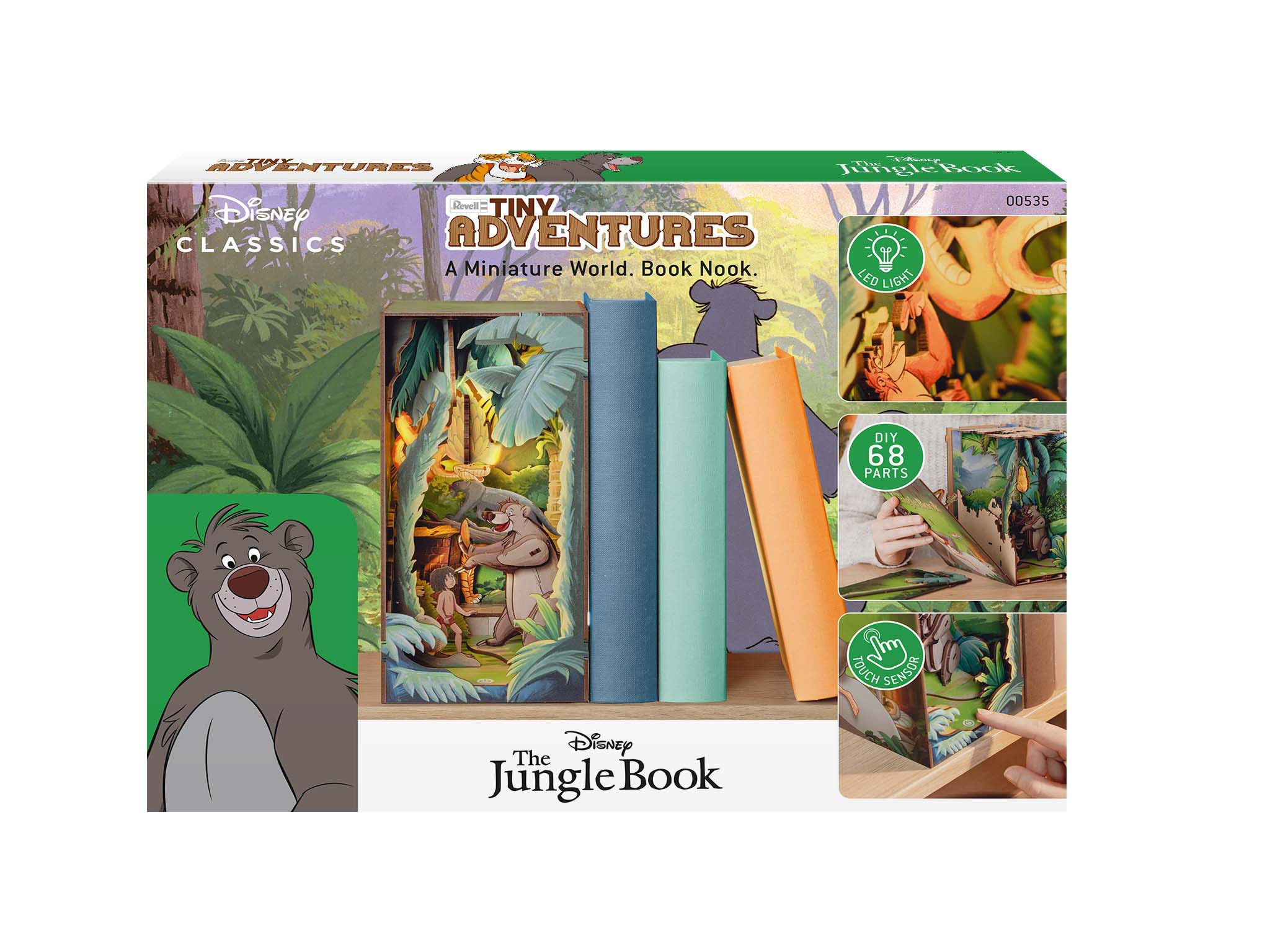 Amazon.co.jp: Revell Tiny Adventures ブックエンド ジャングルブック