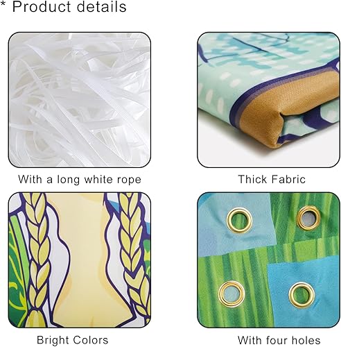 Miniatura 3 de Cartel para puerta de fotos para el Oktoberfest, decoración de cartel de Oktoberfest, accesorios de fondo de festival de cerveza, decoración bávara