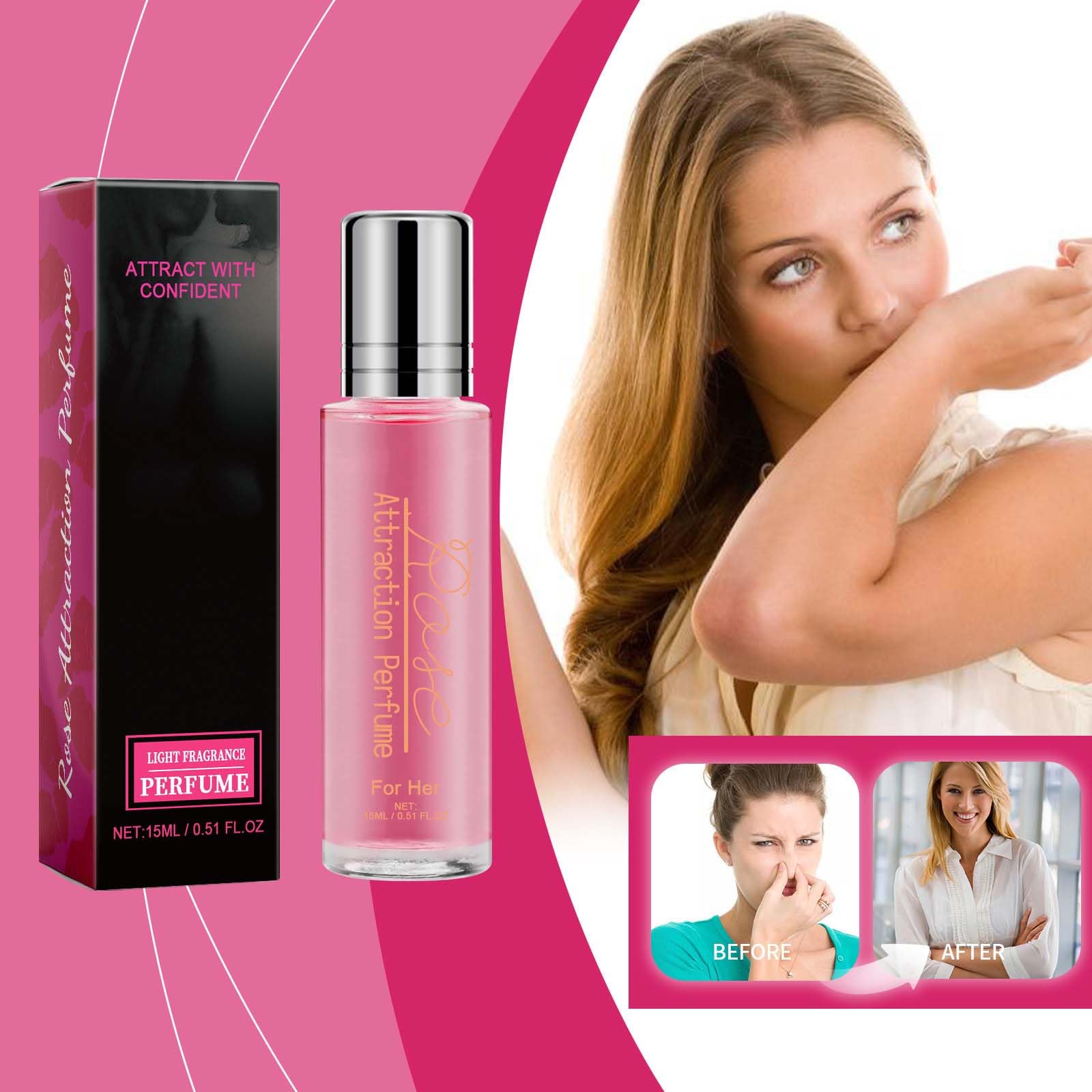 Amazon.com : ERMOPATRY Rose Attraction Perfume, Perfume, Roll-on