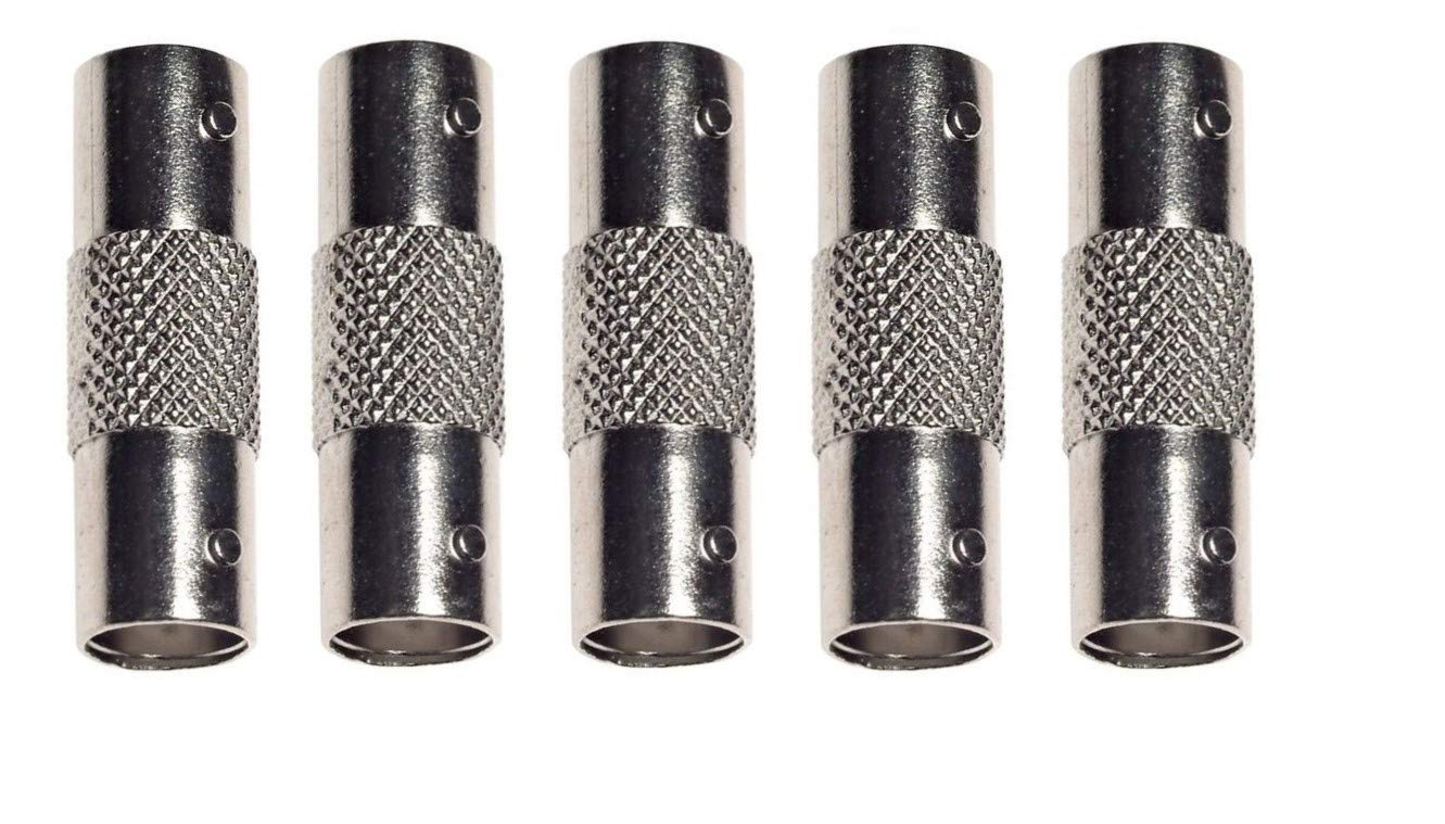 RIVER FOX BNC Connector - Coupler (5 Pack) BNC Female to Female, Adapter for CCTV-image-20