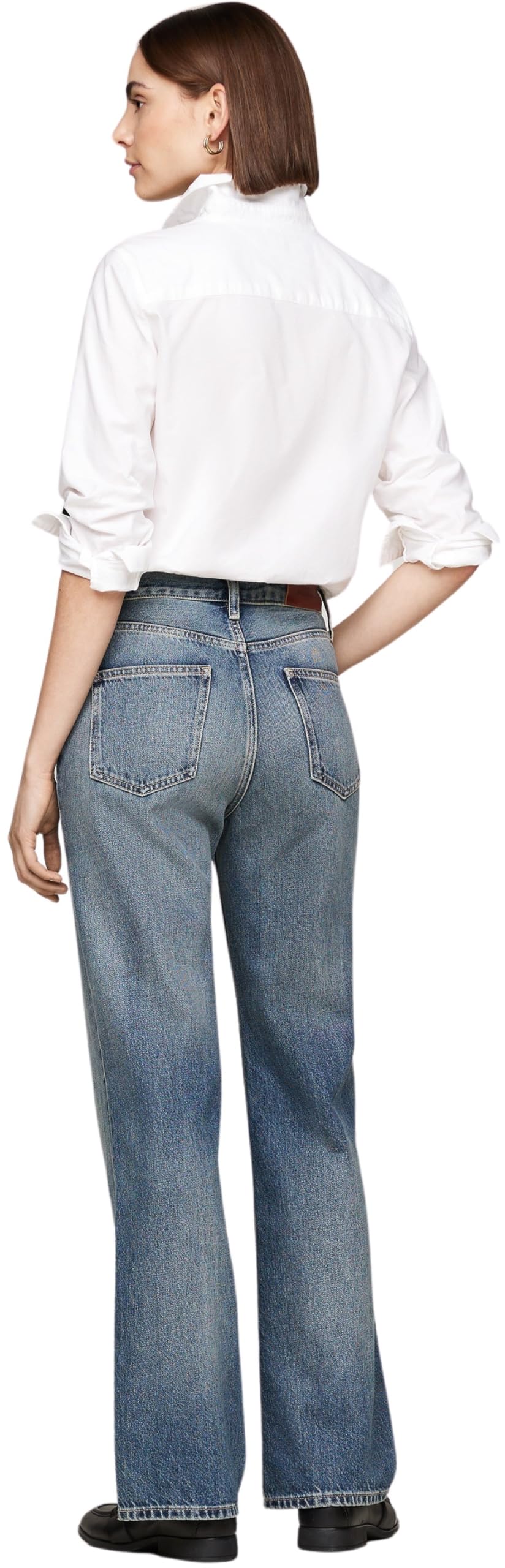 Tommy Hilfiger Damen Jeans Hose Relaxed Bootcut Fit