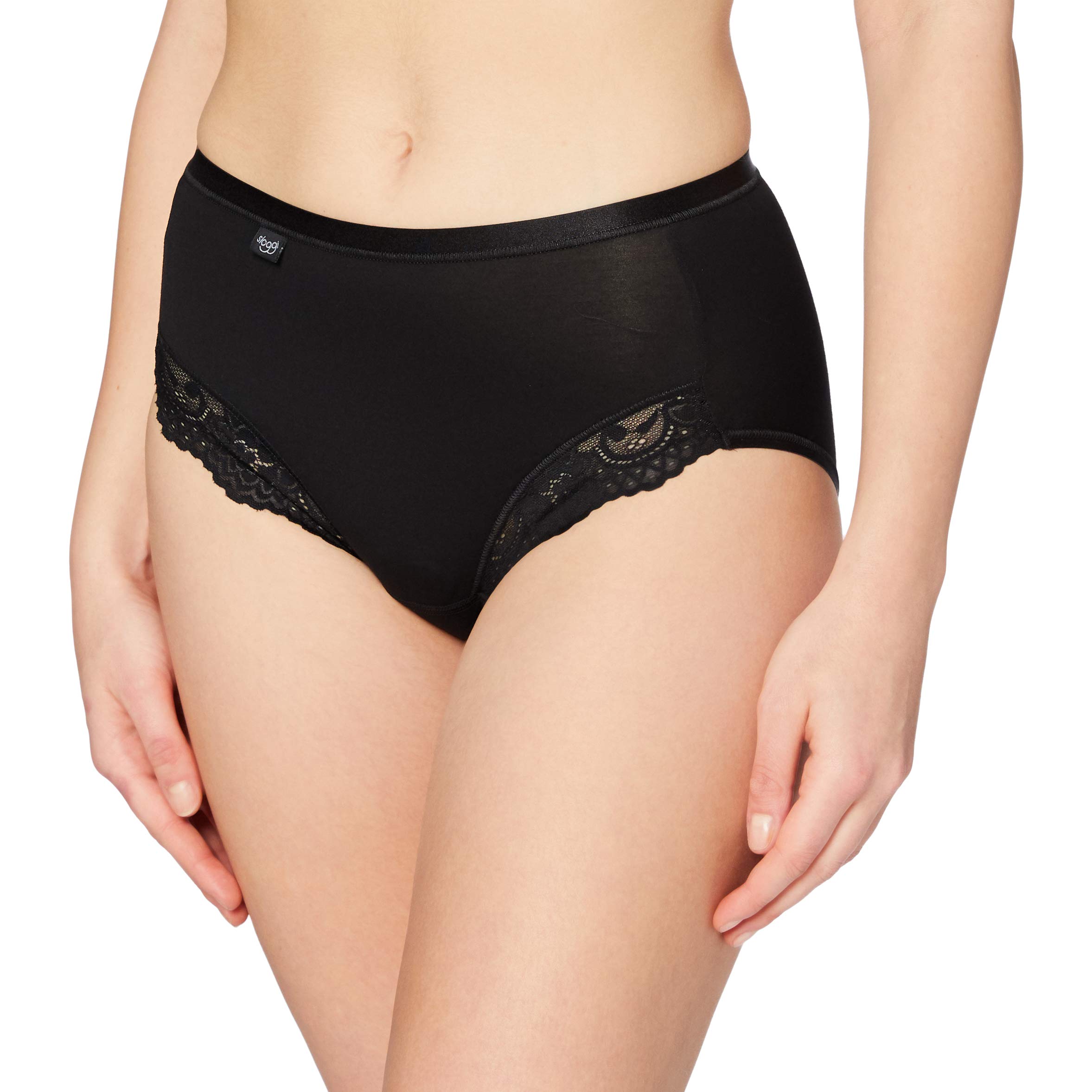 Sloggi Women Romance Maxi Plain Brief,Black,26