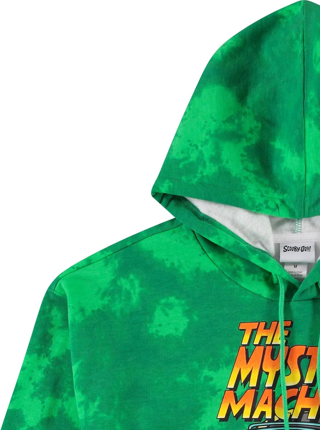 Scooby Doo Mens Throwback Hoodie, Shaggy, Velma Tie Dye Sweatshirt - Throwback Classic Tie Dye Hoodie Sweatshirt